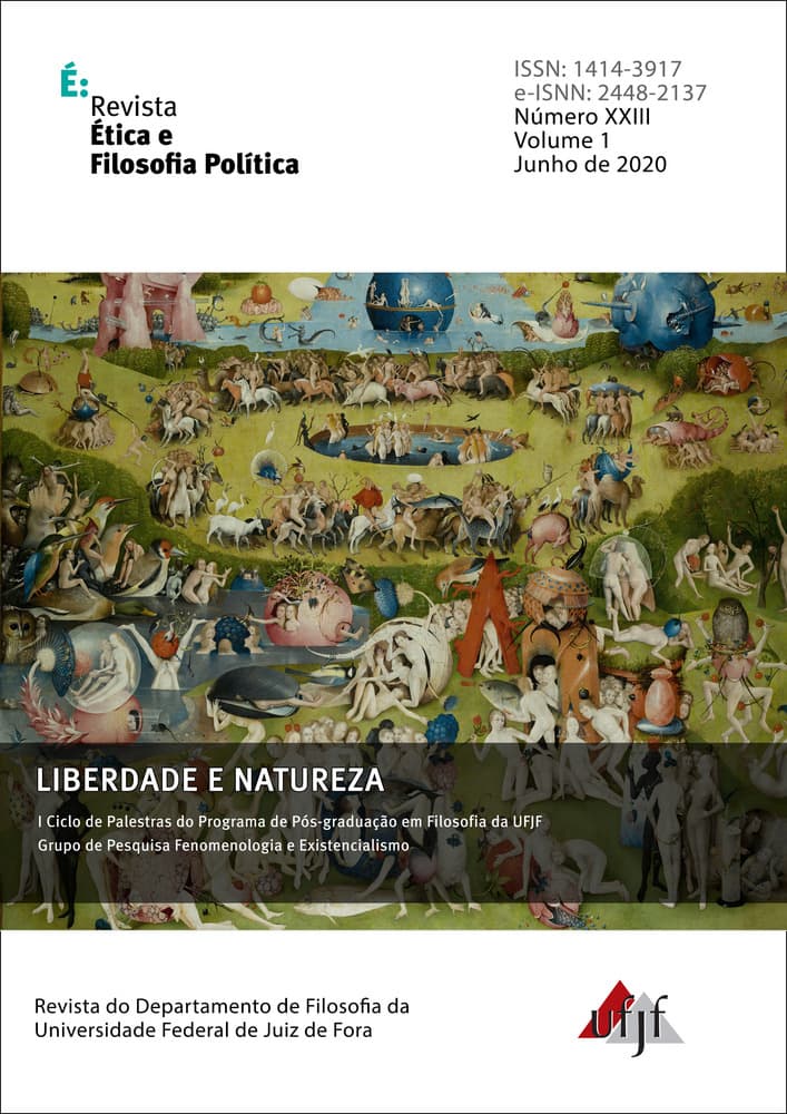 Revista Ética e Filosofia Política - Liberdade e Natureza, v. 1 n. 23 (2020)