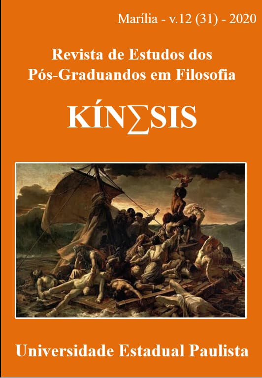 Kínesis - Revista de Estudos dos Pós-Graduandos em Filosofia - v. 12 n. 31 (2020)