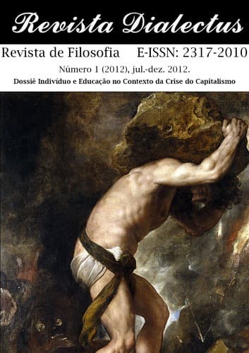 Revista Dialectus - Dossiê Indivíduo e Educação no Contexto da Crise do Capitalismo, n. 1 (2012)