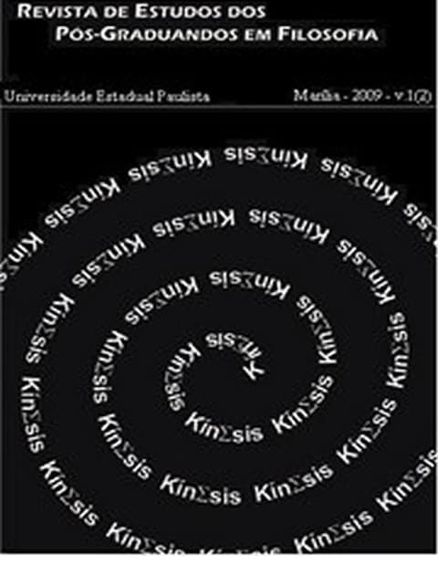 Kínesis - Revista de Estudos dos Pós-Graduandos em Filosofia - v. 1 n. 02 (2009)