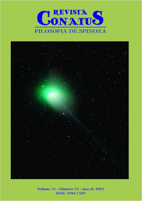 Revista Conatus - Filosofia de Spinoza (ISSN 1981-7509) - Revista Conatus - Filosofia de Spinoza, v. 15 n. 25 - Julho (2023)