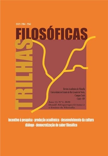 Trilhas Filosóficas: Dossiê Afroperspectivismo e o ensino de filosofia, v. 13 n. 2 (2020)