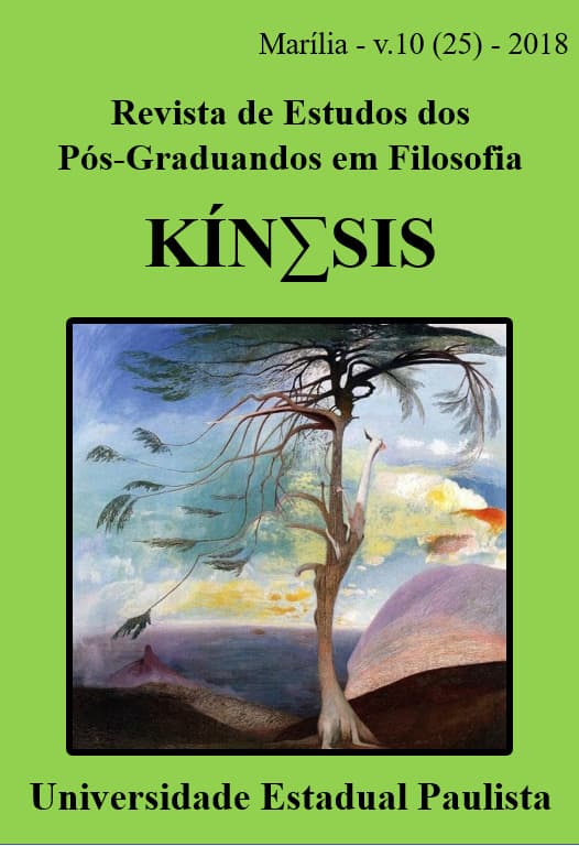 Kínesis - Revista de Estudos dos Pós-Graduandos em Filosofia - v. 10 n. 25 (2018)