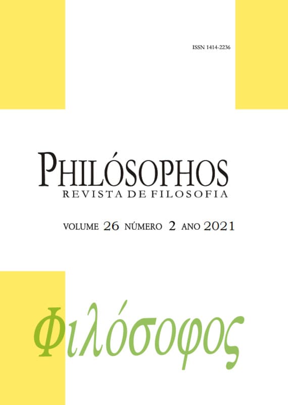 Philósophos - Revista de Filosofia - Philósophos - Edição Temática: Fenomenologia, v. 26 n. 2 (2021)