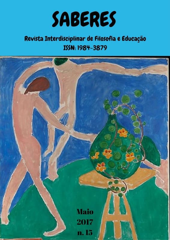 Saberes: Revista interdisciplinar de Filosofia e Educação - Saberes: Filosofia e Educação, n. 15 (2017)