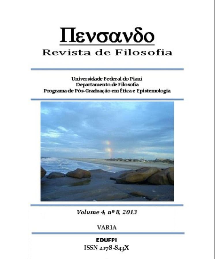 PENSANDO - REVISTA DE FILOSOFIA - VARIA, v. 4 n. 8 (2013)