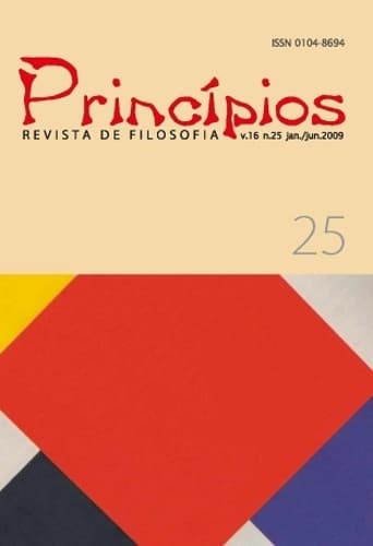 Princípios: Revista de Filosofia (UFRN) - Princí­pios: revista de filosofia, v. 16 n. 25 (2009)