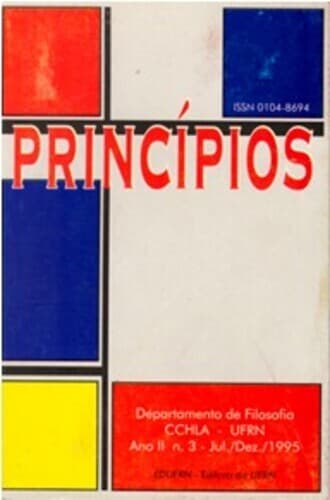 Princípios: Revista de Filosofia (UFRN) - Princí­pios: revista de filosofia, v. 2 n. 03 (1995)