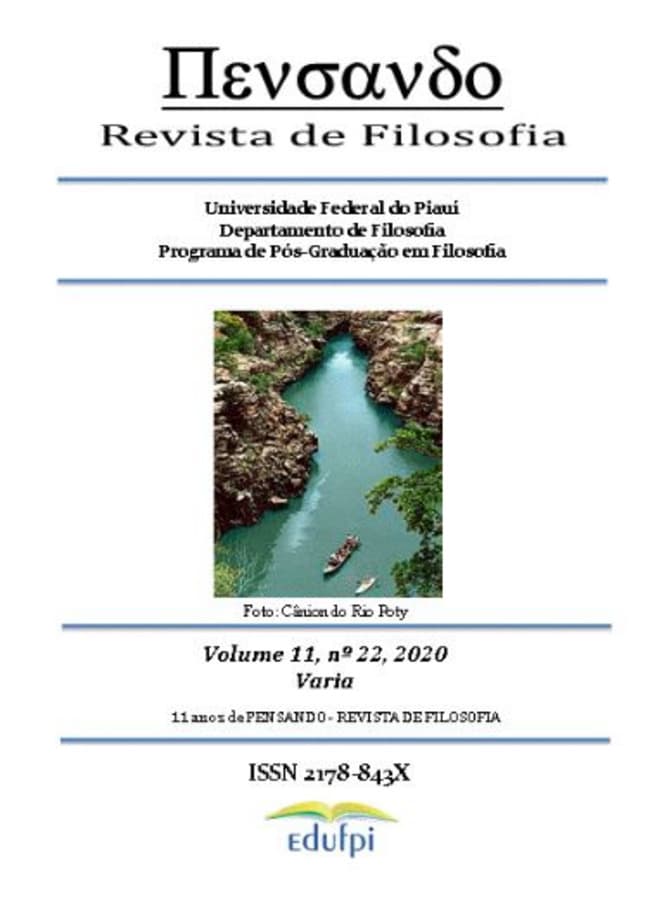 PENSANDO - REVISTA DE FILOSOFIA - VARIA, v. 11 n. 22 (2020)