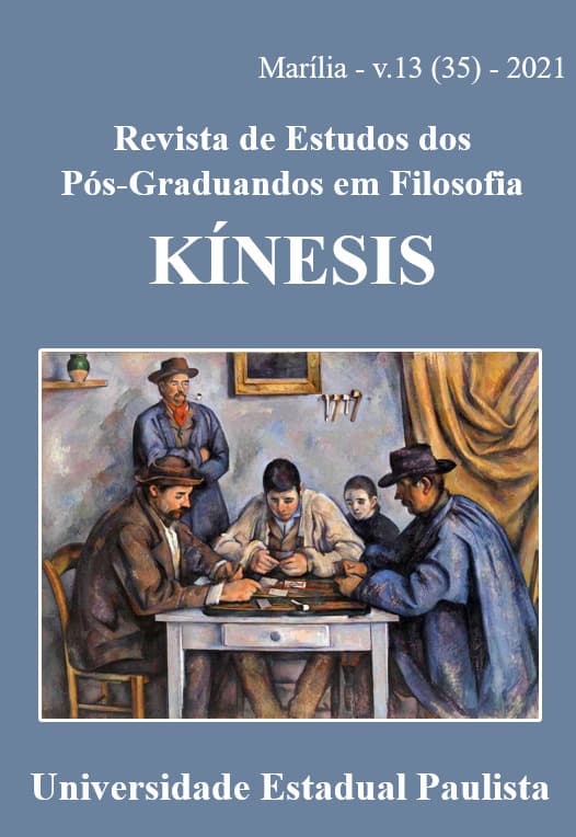 Kínesis - Revista de Estudos dos Pós-Graduandos em Filosofia - v. 13 n. 35 (2021)