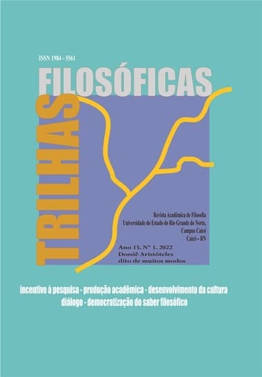 Trilhas Filosóficas: Dossiê Aristóteles dito de muitos modos, v. 15 n. 1 (2022)