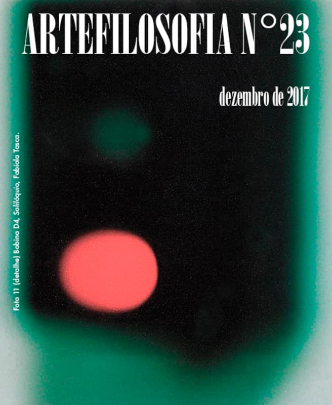 Artefilosofia - Dossiê Arte e Psicanálise, v. 12 n. 23 (2017)