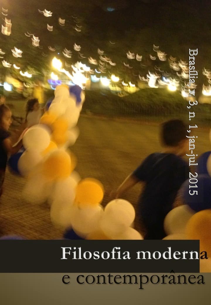 Revista de Filosofia Moderna e Contemporânea - v. 3 n. 1 (2015)