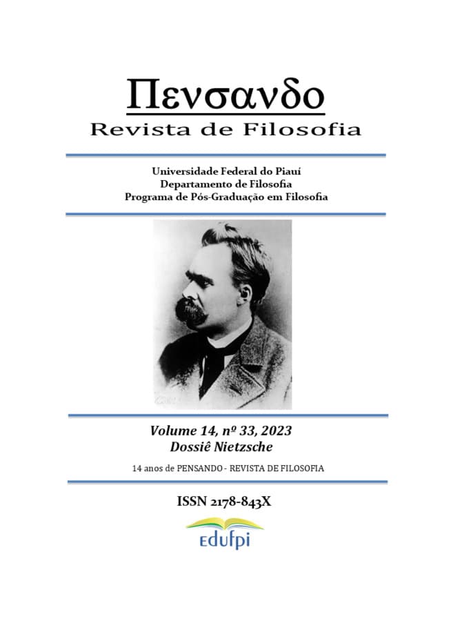 PENSANDO - REVISTA DE FILOSOFIA - Dossiê Nietzsche e a Natureza/VARIA, v. 14 n. 33 (2023)