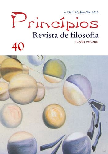 Princípios: Revista de Filosofia (UFRN), v. 23 n. 40 (2016)