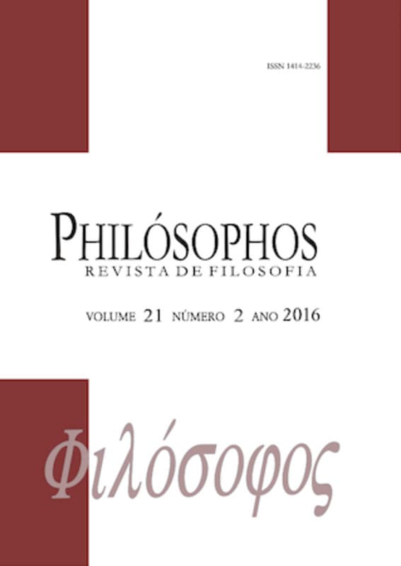 Philósophos - Revista de Filosofia - Dossiê Nietzsche, v. 21 n. 2 (2016)