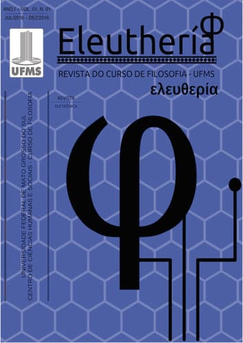 Eleuthería - Revista do Mestrado Profissional em Filosofia da UFMS - v. 1 n. 1 (2016)
