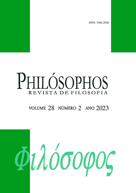 Philósophos - Revista de Filosofia - Philósophos - Edição Temática: Educação e Ensino de Filosofia, v. 28 n. 2 (2023)