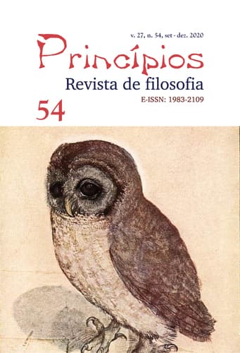Princípios: Revista de Filosofia (UFRN), v. 27 n. 54 (2020)