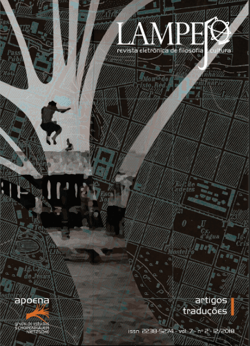 Lampejo - Revista Eletrônica de Filosofia - Lampejo revista eletrônica, v. 7 n. 2 (2018)