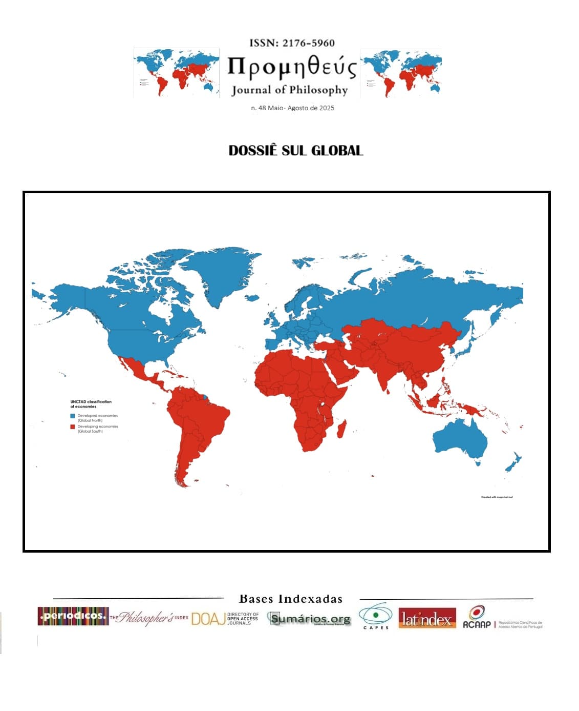 Prometeus - Journal of Philosophy - v. 17 n. 48 (2025): Dossiê Deglutindo A Nacionalidade do Pensamento do Sul Global