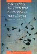Cadernos de História e Filosofia da Ciência - Série 3, v. 17 n. 1 (2007)