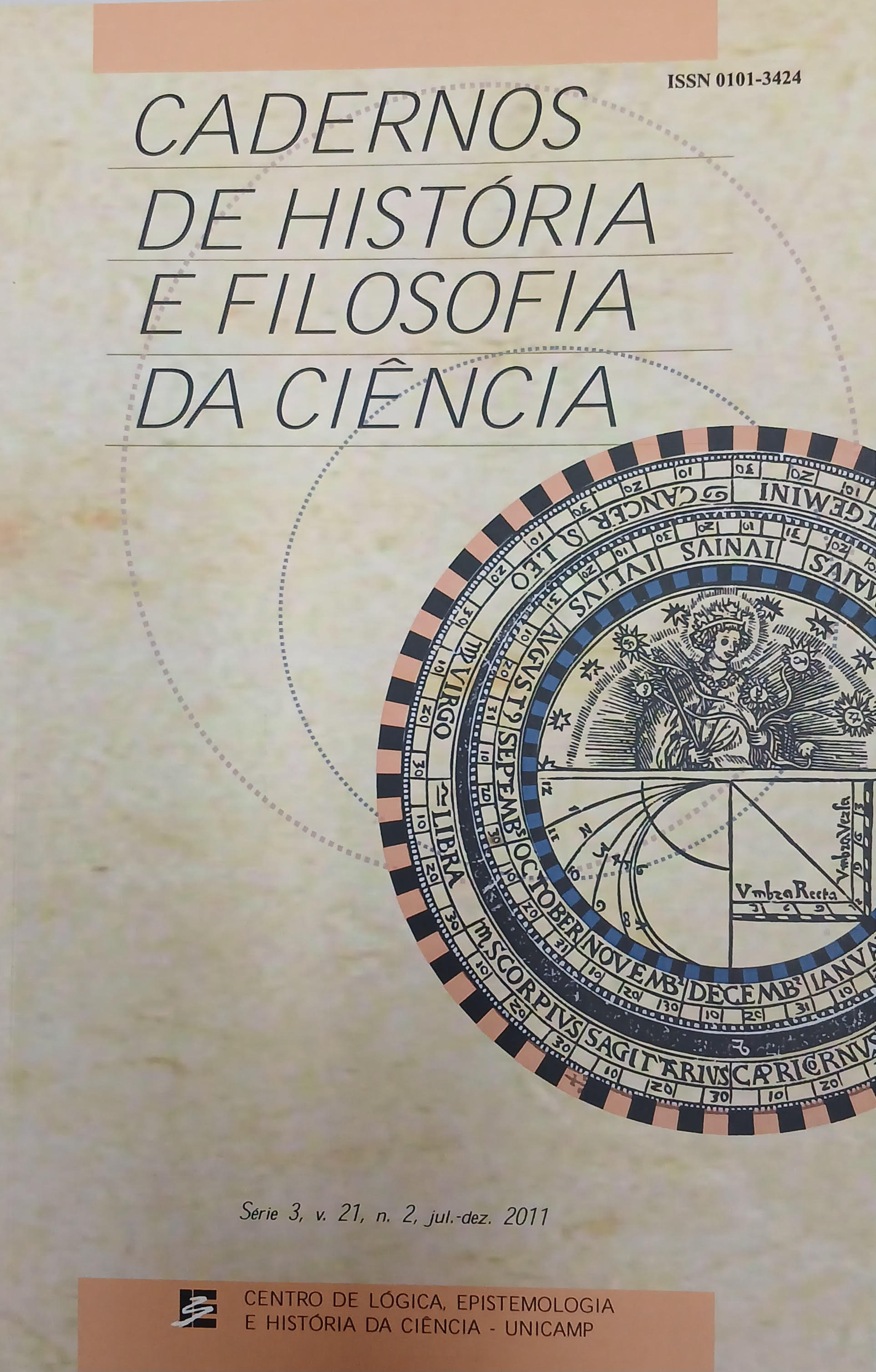 Cadernos de História e Filosofia da Ciência - Série 3, v. 21 n. 2 (2011)