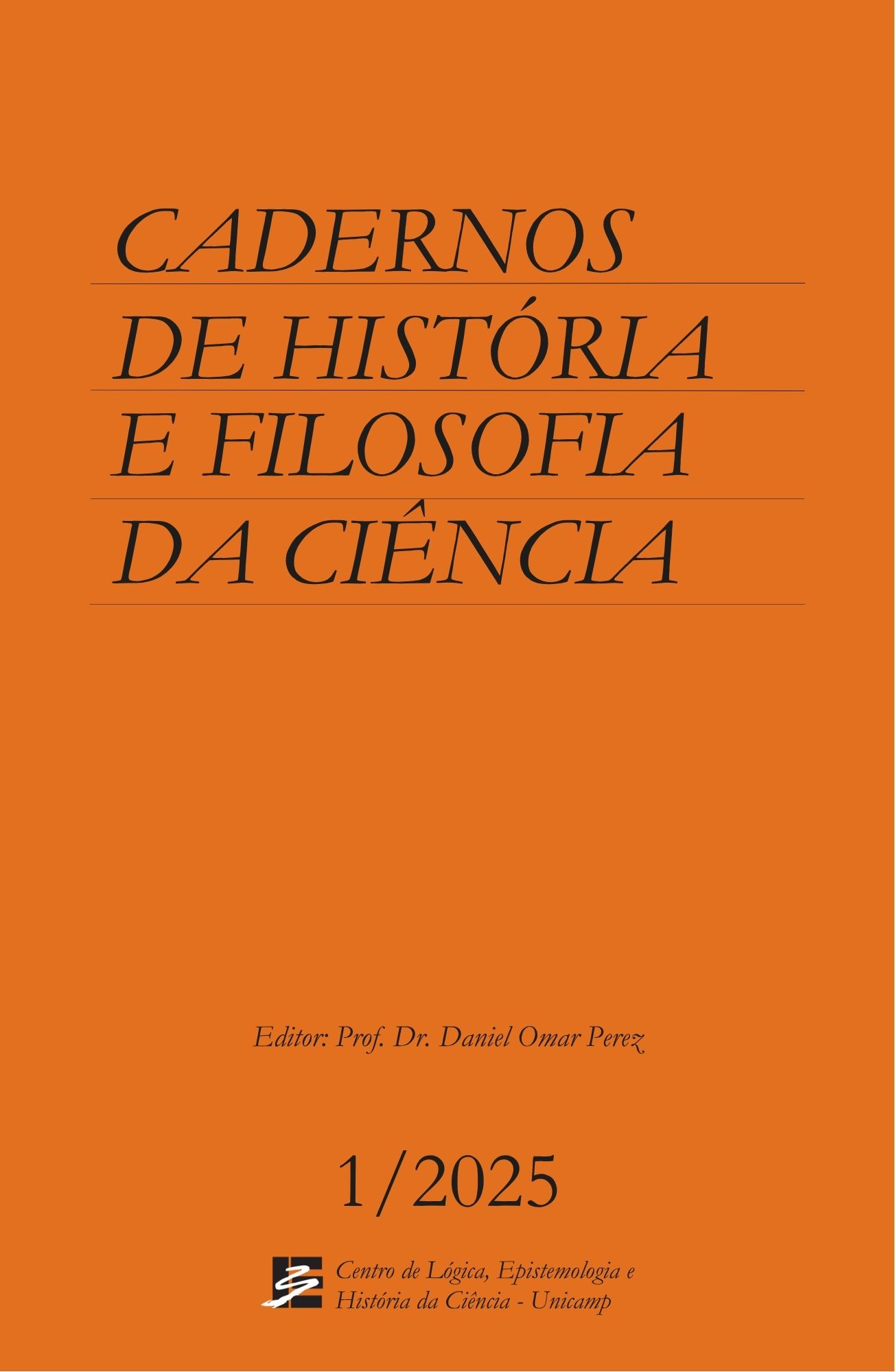 Cadernos de História e Filosofia da Ciência - v. 1 (2025)