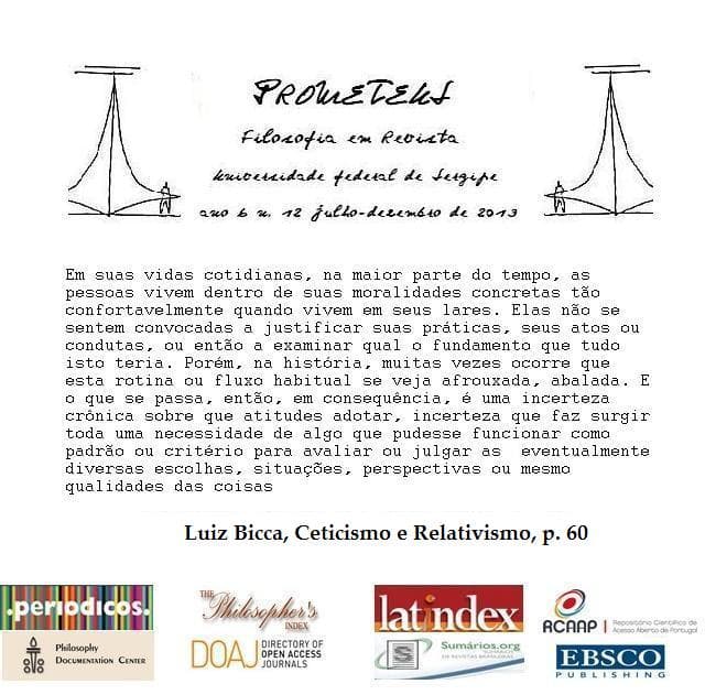Prometeus - Journal of Philosophy - 2013