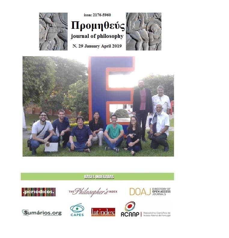 Prometeus - Journal of Philosophy - v. 11 n. 29 (2019)