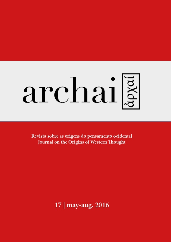 Revista Archai nº17 (maio, 2016), No. 17 (2016)