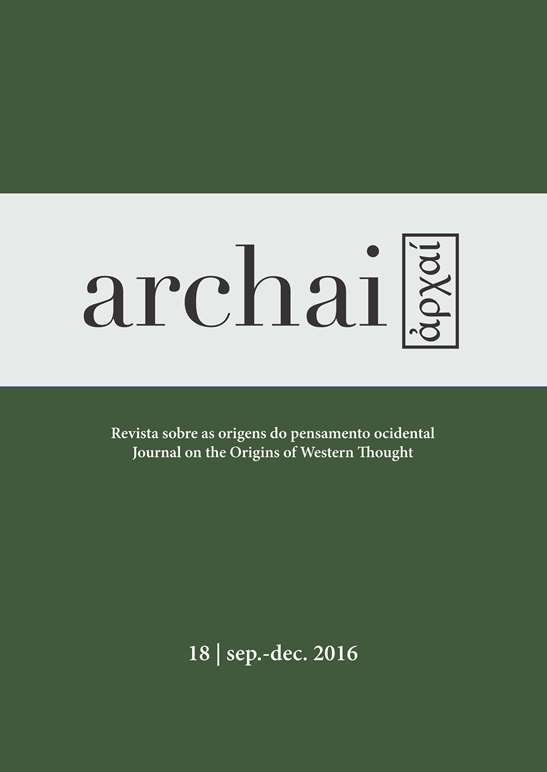 Revista Archai nº18 (setembro, 2016), No. 18 (2016)