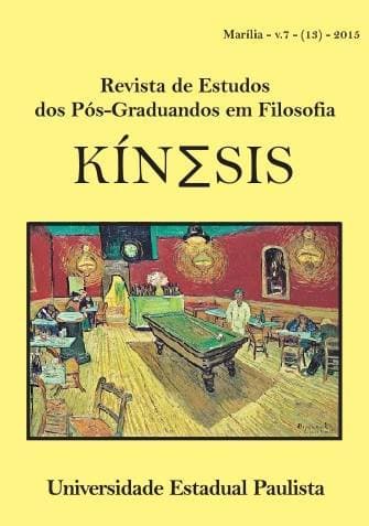 Kínesis - Revista de Estudos dos Pós-Graduandos em Filosofia - v. 7 n. 13 (2015)
