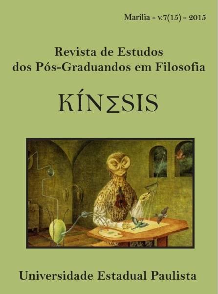 Kínesis - Revista de Estudos dos Pós-Graduandos em Filosofia - v. 7 n. 15 (2015)