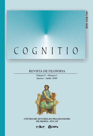 Cognitio: Revista de Filosofia - v. 9 n. 1 (2008)