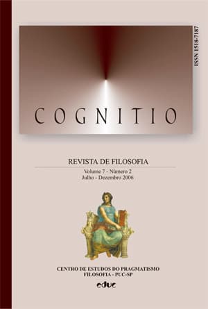Cognitio: Revista de Filosofia - v. 7 n. 2 (2006)