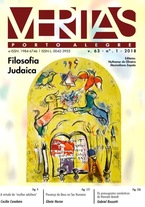Veritas (Porto Alegre) - Dossiê - Filosofia Judaica, v. 63 n. 1 (2018)