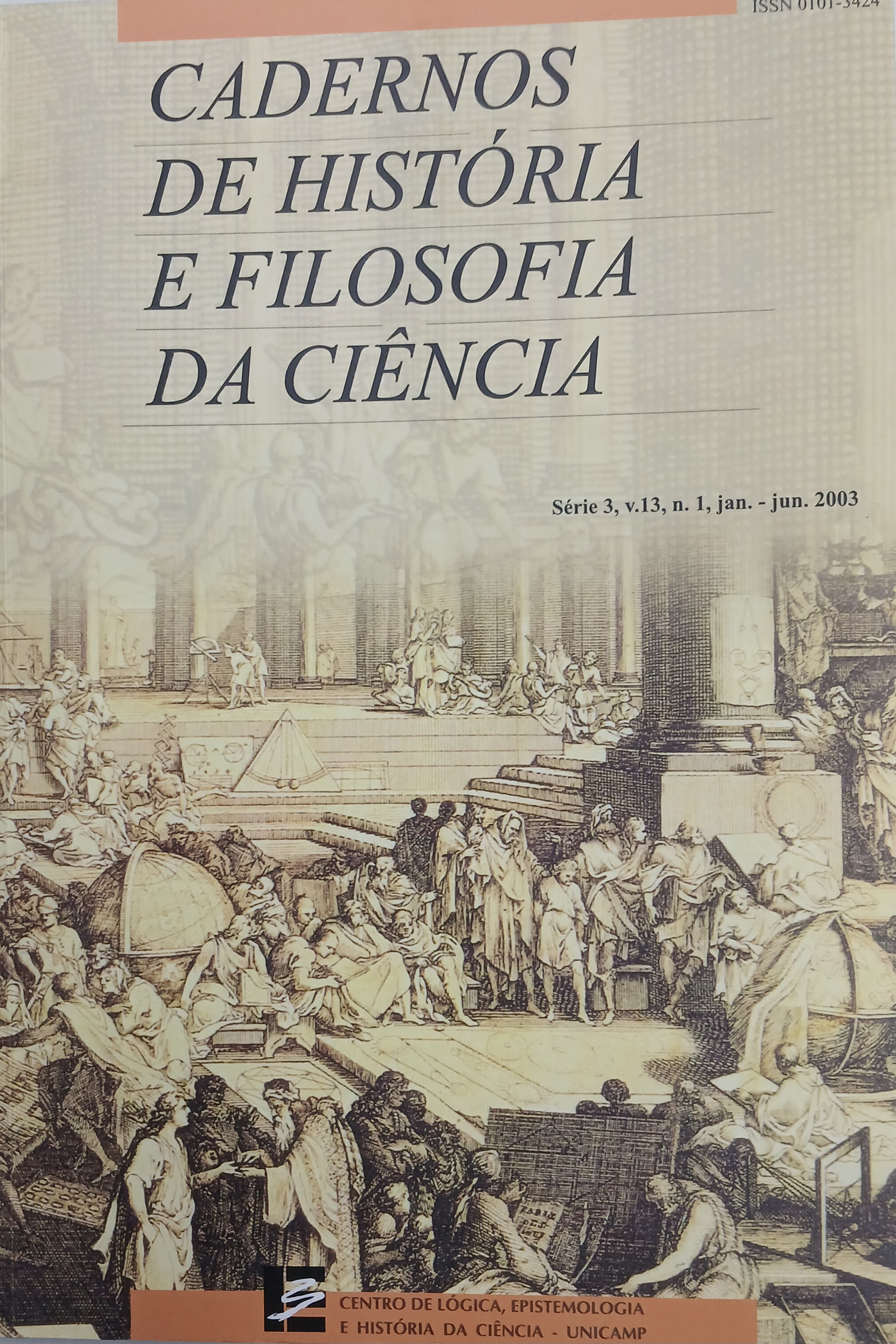 Cadernos de História e Filosofia da Ciência - Série 3, v. 13 n. 1 (2003)