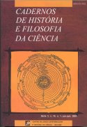 Cadernos de História e Filosofia da Ciência - Série 3, v. 15 n. 1 (2005)